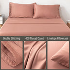 Bella Coterie | Luxury Bamboo Viscose King Size Pillowcase Set | 100% Organically Grown | Ultra Soft | Cooling | 2 Pcs [Raisin]