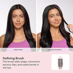 L'ANGE HAIR TurboStyle All-in-One Air Styling & Drying System | 5-in-1 Attachments with Auto-Wrap Curlers & Volumizing Brush | Fast-Drying Brushless Motor Dryer | Dual Voltage | All Hair Types (Blush)