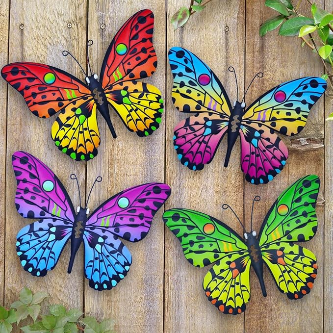 Metal Butterfly Wall Decor by Daogtc