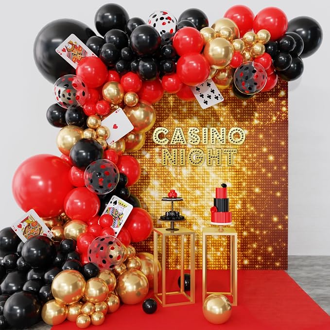 Amandir 153pcs Red Balloons Arch Garland Kit Different Sizes | 18 12 10 5 Inch - Image 6