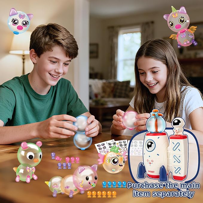 BTEC 162PCS DIY Sticky Balloon Maker Toy Refill Craft Kits - Image 2