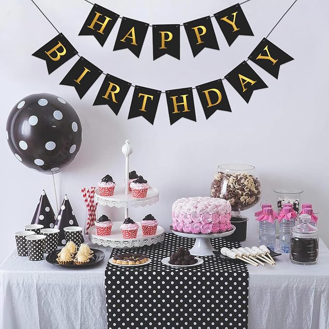 Happy Birthday Banner Birthday Party Banner NO DIY Happy Birthday Sign | - Image 4