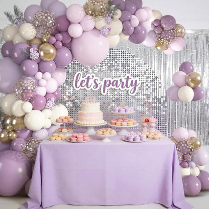 152Pcs Dusty Purple Balloons Arch Kit Different Size | Pink Lavender Lilac - Image 5