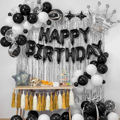 Happy Birthday Balloons Banner, Foil Balloon Personalized Name Letters Balloons - Image 2