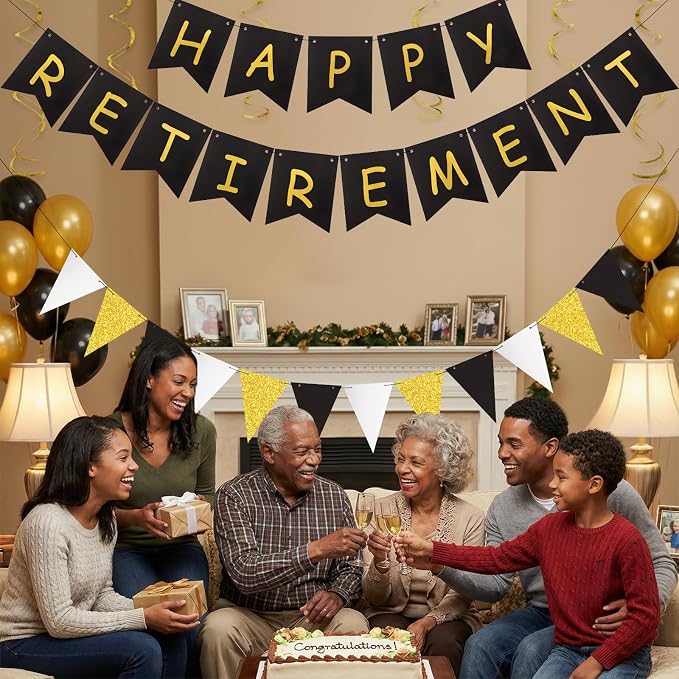 Happy Retirement Banner - Image 4