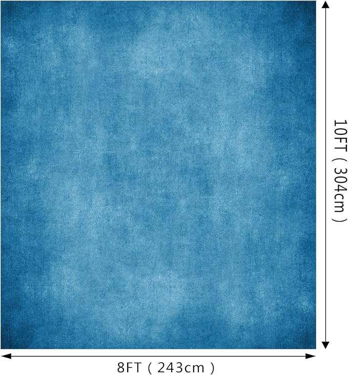 Blue Photo Backdrop Studio Abstract Texture Photography Background 8x10ft | - Image 2