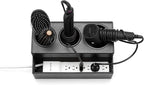 Hair Dryer Holder Hair Tool and Styling Organizer, Bathroom Countertop Blow Dryer Organizer, Vanity Storage Stand for Accessories, Makeup, Toiletries (Black) – MK154C