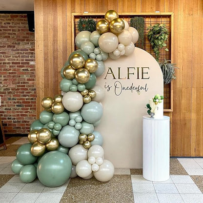 Sage Green Balloons Arch Kit - Image 5