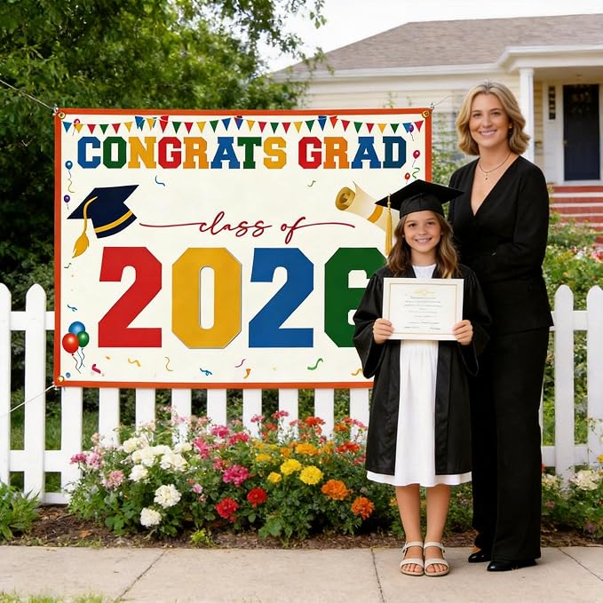 Class of 2026 Graduation Banner 47x67" - Image 7