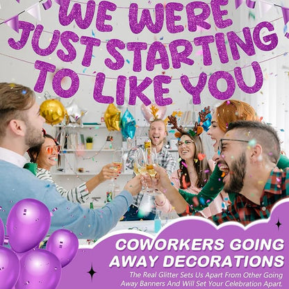 Fulmoon We Were Just Starting to Like You Banner Going Away Party Retirement - Image 5