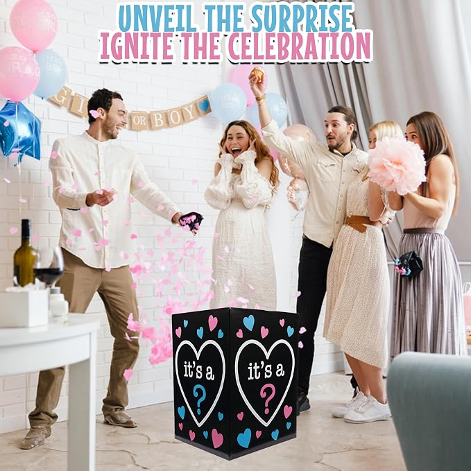 Fun Express Gender Reveal Balloon Box - Image 5