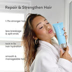 AMAXY Bond Intense Restorative Hair Mask – Deep Conditioning Treatment for Dry, Damaged Hair – Keratin-Enriched Formula for Frizz Control & Split End Repair – Sulfate-Free – 6.76 fl oz