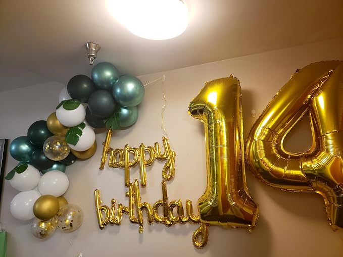Number Balloons Gold 13 Balloon 40 inch - Image 4