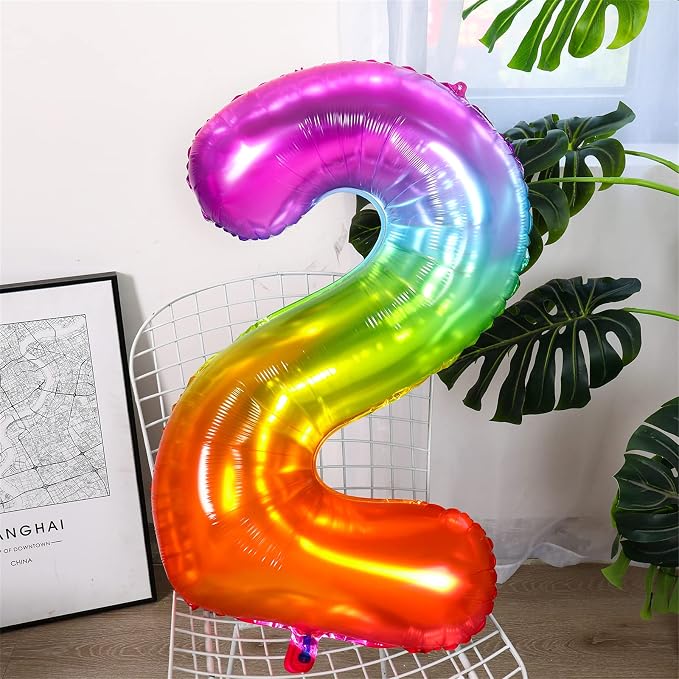 Number Balloon | Number 2 Balloon - Image 2