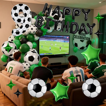 40 Inch Soccer Number 9 Balloon Set, Soccer Birthday Party Decorations | Sports - Image 5