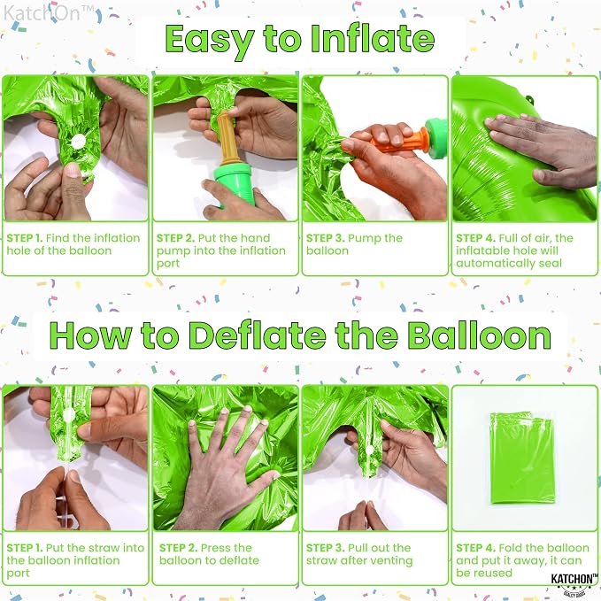 KatchOn, Giant Light Green Number 6 Balloon, 40 Inch | 6th Birthday Balloon | - Image 5