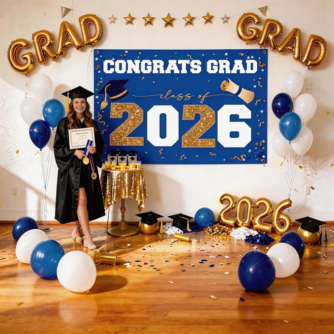 Graduation Decorations 2026 Large Outdoor Banner - Image 5