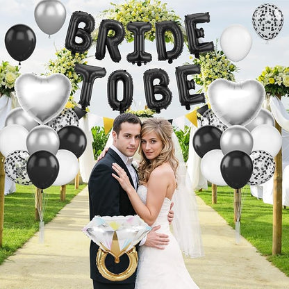 Black and Silver Bachelorette Party Decorations - Image 8