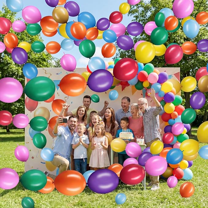100 Pcs Link Balloon Quick Linking Latex Connected Balloons Linkable - Image 4