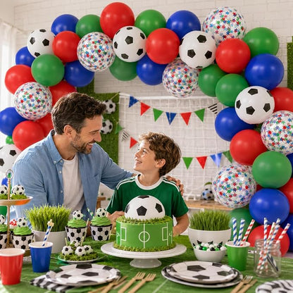 Soccer Balloons, Soccer Ball Latex Balloons, - Image 6