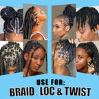8 fl oz Braid Foam Control Mousse Braiding Hair Mousse for Braids Twist, Locs, No Flake Extra Hold High Shine Style & Moisturizes, Nourishes, Lightweight, Smooth, No Greasy Tea Tree