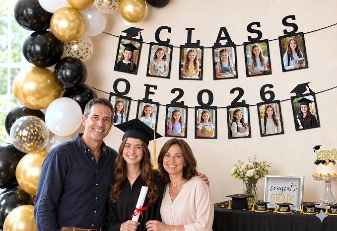 Class of 2026 Graduation Photo Banner | Graduation Decorations 2026 | Class of - Image 5