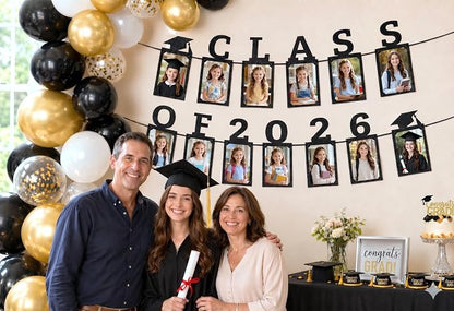 Class of 2026 Graduation Photo Banner | Graduation Decorations 2026 | Class of - Image 5
