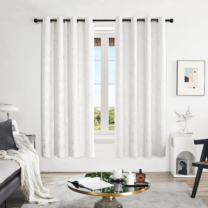 Deconovo Living Room Curtains 72 Inches Long, Thermal Insulated, Room Darkening - Image 2