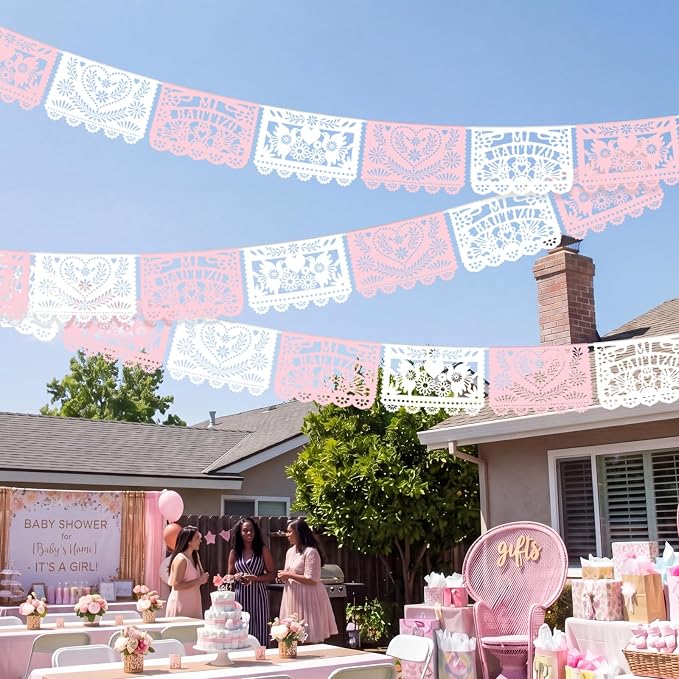 TaoBary 6 Pcs Papel Picado Mexican Wedding Cielito Lindo Party Decor 118 Feet - Image 6