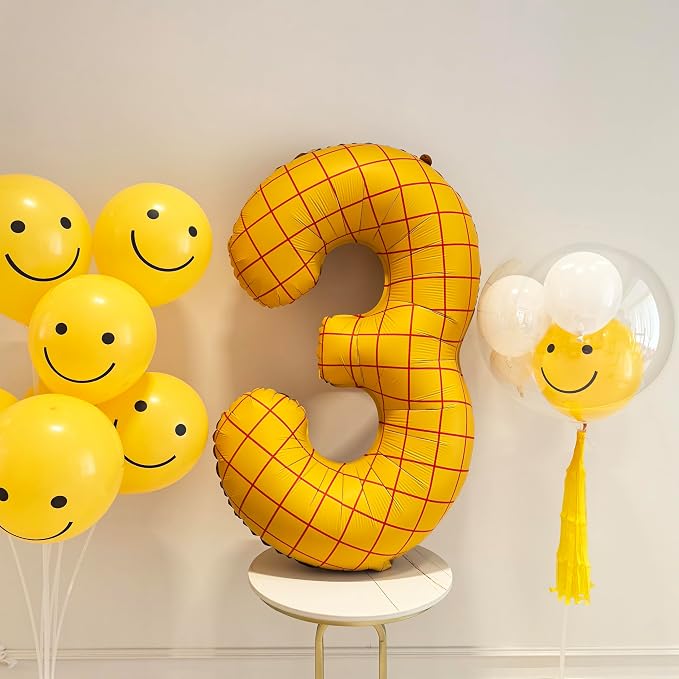 40" Matte Yellow Balloons Toy Inspired Story Theme party Supplies Digital 3 | - Image 4
