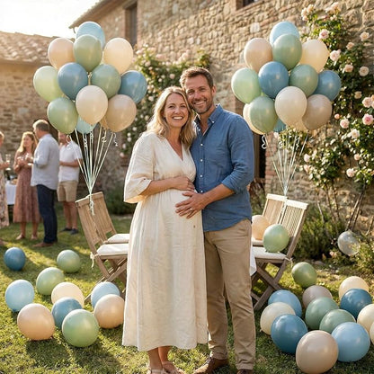 Sage Green and Blue Balloons - Image 5