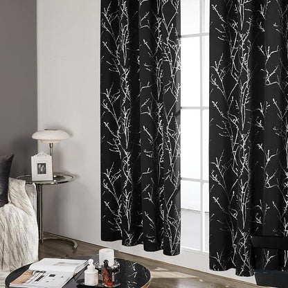 Deconovo Blackout Curtains, Thermal Window Panels, 2 Panels, - Image 8