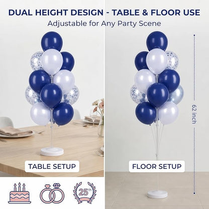 Blue Balloon Column Kit Set of 2 - Image 4