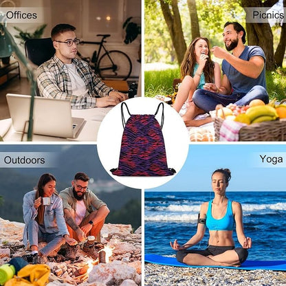 Sports Drawstring Sackpack Lightweight Backpack Waterproof - Image 6