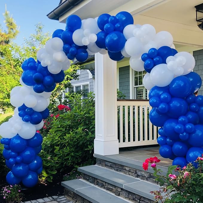 110pcs Royal Blue Balloons 12 Inch Blue Latex Balloon Garland Arch Kit - Image 3
