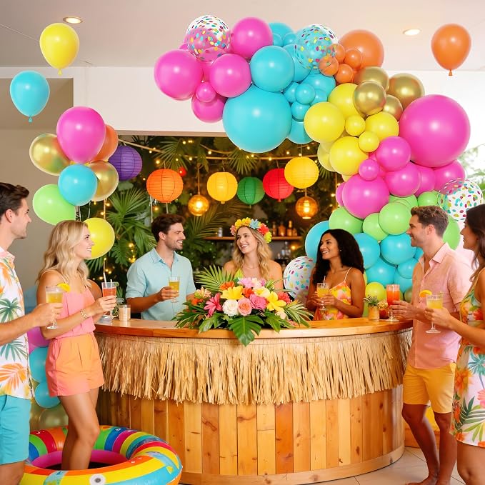 Amandir 153pcs Tropical Balloons Arch Garland Arch Kit Different Sizes | 18 12 - Image 7