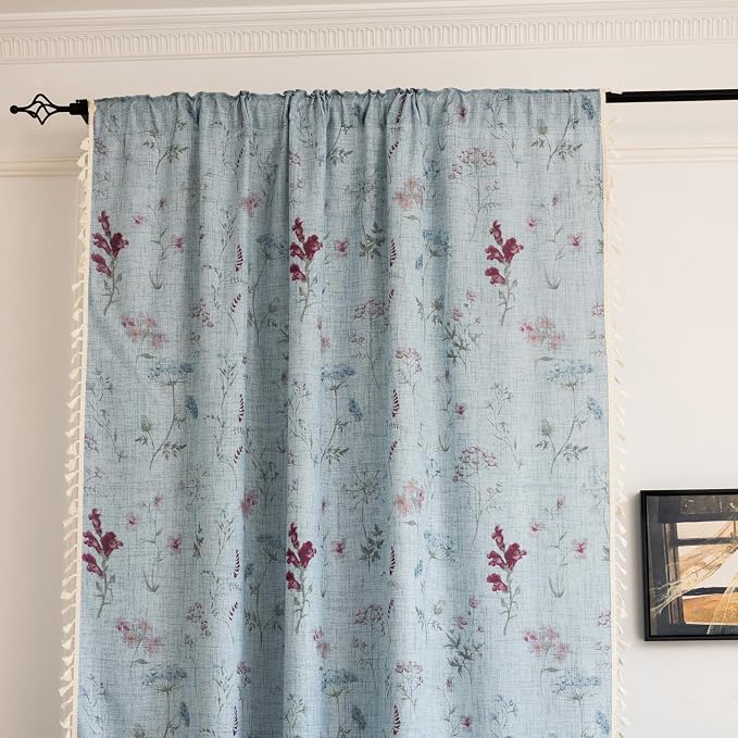 ENJOYBRIDAL Floral 84 Inch Curtains - Image 2