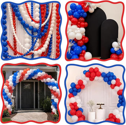 Red Blue White Link Balloons - Image 4