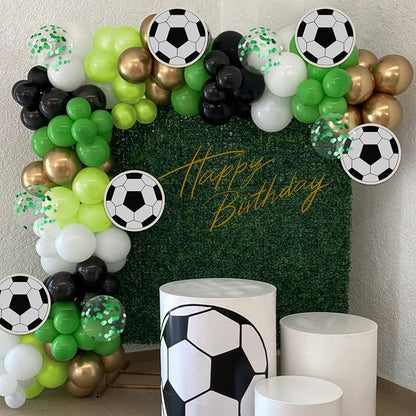 12inch Green and Black Balloons - Image 6