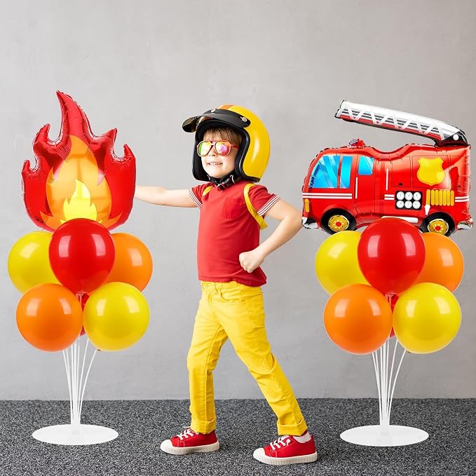 Fire Party Balloons Stand Kit 2 Sets - Image 6