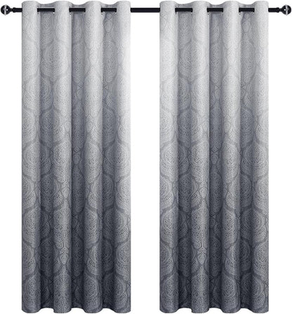DWCN Ombre Blackout Curtains for Bedroom - Image 8
