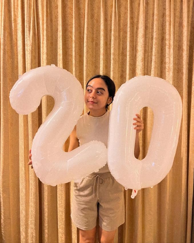 White 10 Balloon - Image 7