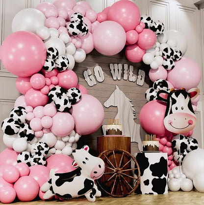 ALL-IN-1 Cow Balloon Arch Kit by SherylDecor