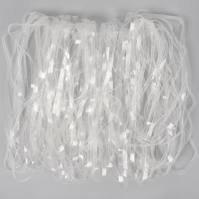 Rubber Bands Large 8inx0.2in Clear Rubber Band 50Pcs - Image 2