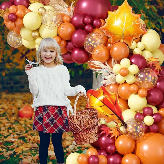 Fall Balloon Arch Kit, Thanksgiving Balloon Garland - Image 4