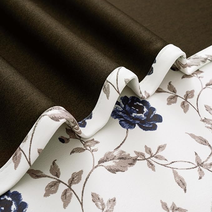 Beauoop Floral 100% Blackout Curtains - Image 6
