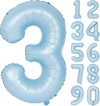 40 In Matte Blue Number Balloons Helium Foil Mylar Balloon Party Digital 3 | by Exquisitehighqualitypartydecorationstomeetyoureveryneed%EF%BC%81