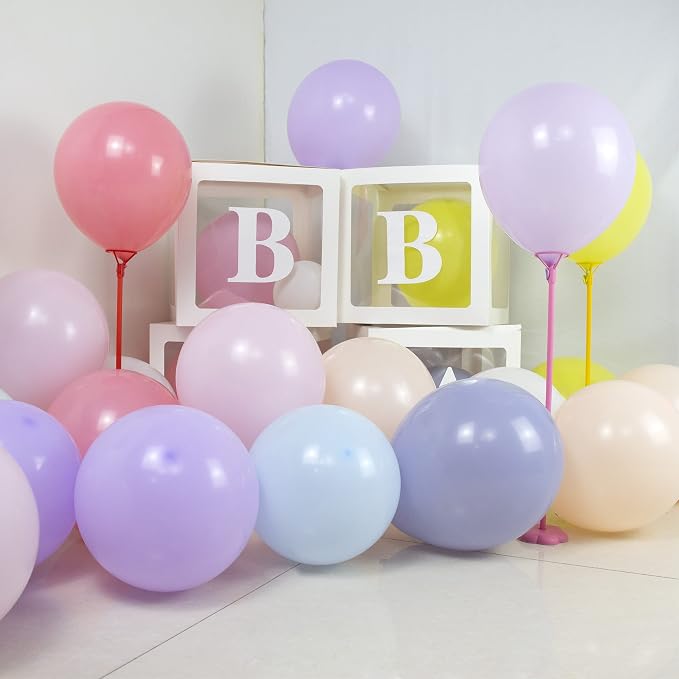 Pastel Balloons 100 Pack 12 inch Pastel Colors Latex Party Balloons - Image 7