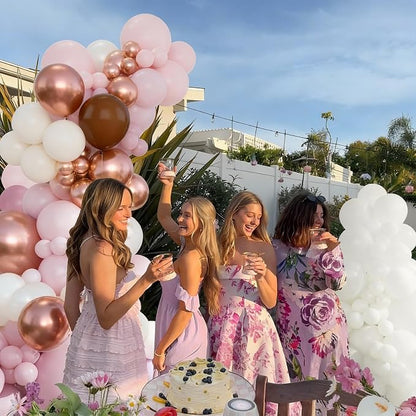 Dusty Pink Balloon Arch, Boho Balloon Garland - Image 7