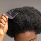 VOCOSTE Hair Picks for Curly Hair - Wide Tooth Comb, Afro Pick, Light Purple